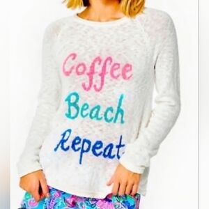 Lilly Pulitzer Danette sweater in resort white